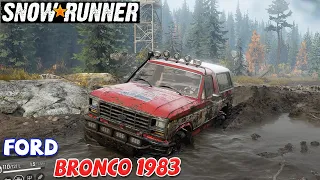 Ford Bronco 1983 | SnowRunner |  PC Mods | FreeRoam Gameplay