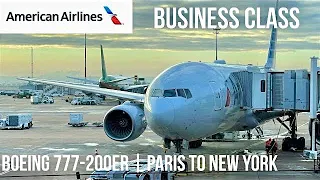 American Airlines Business Class Boeing 777-200ER | Paris to New York JFK