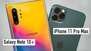 Сравнение iPhone 11 Pro Max и Galaxy Note 10+: камера, экран, дизайн и вот это всё...