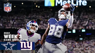 Dallas Cowboys vs. New York Giants | 2022 Week 3 Highlights