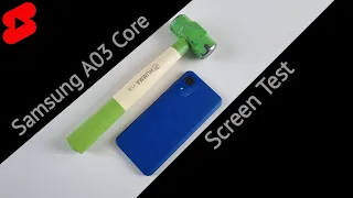 Samsung Galaxy A03 Core Screen Scratch Test #shorts #SamsungGalaxyA03Core