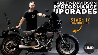 Harley-Davidson Performance Upgrades  |  STAGE IV LOWRIDER S!