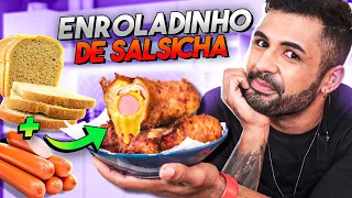 FIZEMOS O ENROLADINHO DE SALSICHA MÁGICO! UM DOS MELHORES E MAIS FÁCEIS DO MUNDO!