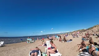 4K 📌Tylösand beach ,Sweden 🇸🇪 2023