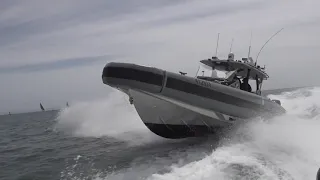 B-Roll: Air and Marine Operations Coastal Interceptor Vessel