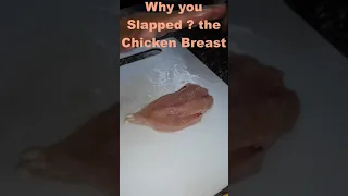 Girl React on Chicken Breast - Why you Slap that ? - #Shorts
