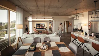 Modern Apartment Tech Tour - Living in a Condo 2023 !