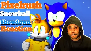 @PixelrushTheFunnyPixelMan  Snowball Showdown Reaction