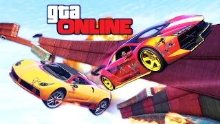 УБОЙНЫЕ ТРЮКИ В GTA 5 ONLINE (ГТА 5 ГОНКИ - 60 FPS) #132