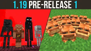 Minecraft 1.19 Pre-Release 1 - Mob Spawn Changes & New Vibrations