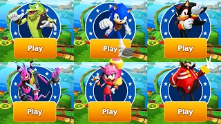 Sonic Dash 2:Sonic Boom - All Characters Unlocked - Run Gameplay