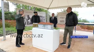 Президент Ильхам Алиев и первая леди Мехрибан Алиева совершили поездку в город Шушу