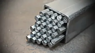 Polygonal Damascus steel.