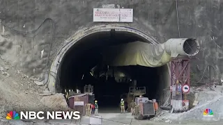 41 workers in India rescued after being trapped in tunnel for more than 2 weeks