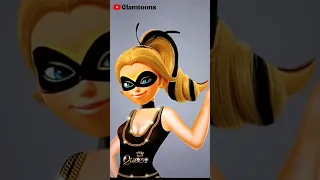 Miraculous Chloe cartoon glow up transformation | Miraculous glow up | Queen bee transformation