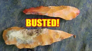 Arrowhead Hunting - Busted! What's the Story Behind This Busted Artifact