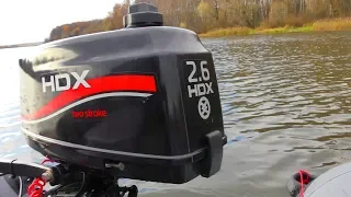 Лодочный мотор HDX 2.6   Какая  максимальная скорость???❓❓❓