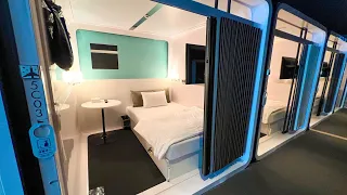 First Class-Inspired Capsule Hotel Experience: My Stay at First Cabin ✈️ 🏨