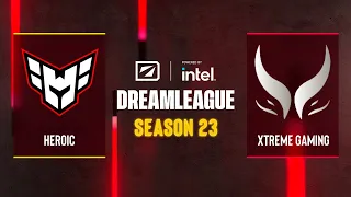 Dota2 - Heroic vs Xtreme Gaming - DreamLeague Season 23 - Group A