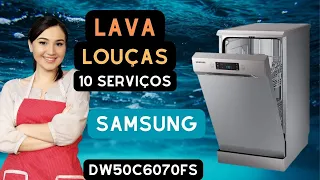 Análise - Lava-Louças Samsung Inox 10 Serviços - DW50C6070FS