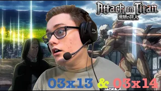 IT'S A TRAP?! | Attack on Titan 3x13 & 3x14 FIRST TIME REACTION