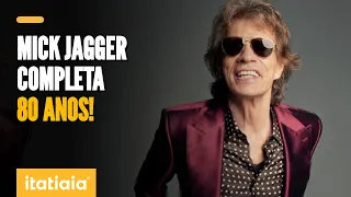 LÍDER DOS ROLLING STONES, MICK JAGGER COMPLETA 80 ANOS! SAIBA MAIS SOBRE A HISTÓRIA DO ÍDOLO