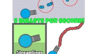 Diep.io STREAMLINER-MINIGUN - SHOTGUN SHOT TRICK!