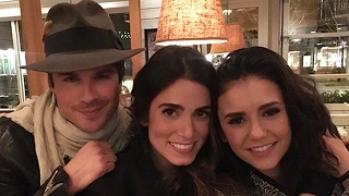 Nikki Reed & Nina Dobrev FINALLY Put Feud Rumors To Rest With Instagram Pic With Ian Somerhalder