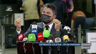 CPI da Pandemia – Senador Marcos Rogério fala sobre relatório final – 26/10/2021