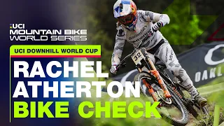 Rachel Atherton Downhill Bike Check | UCI Mountain Bike World Series