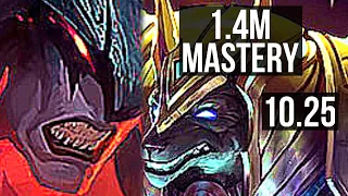 AATROX vs NASUS (TOP) | 900+ games, 1.4M mastery, Godlike | NA Diamond | v10.25