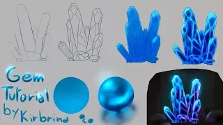 Tutorial - How to draw crystals and gem!