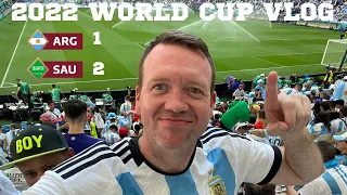 Saudi Arabia with Biggest Upset in World Cup History vs. Messi Argentina | Game Day VLOG (11/22/22)