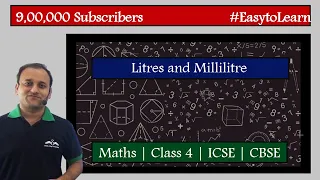 Litres and millilitre | Class 4 | ICSE | CBSE