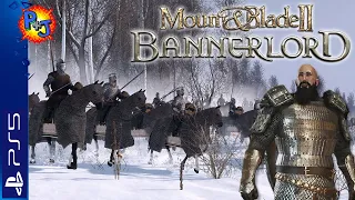 Mount & Blade II: Bannerlord | PS5 Console Gameplay | Vlandia vs Sturgia Battles in the Snow (P+J)