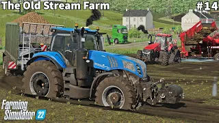 Bad Weather Condition, Case Magnum & T8.420 Are Stuck in the Mud │The Old Stream│FS 22│Timelapse#14