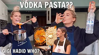 i tried to cook Gigi Hadids viral VODKA Pasta.. TRYING😂