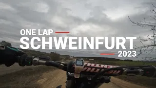 ONE LAP | MMC Schweinfurt 2023 // 4K Raw Motocross Video