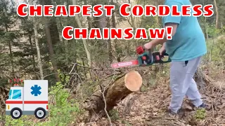 The Cheapest Cordless Chainsaw On Amazon!