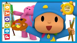 🖼 POCOYO E NINA - Um dia no museu [ 118 minutos ] | DESENHOS ANIMADOS para crianças