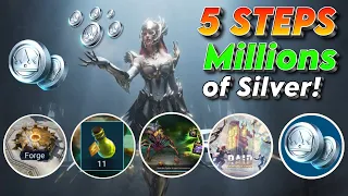 5 STEPS MILLIONS OF SILVER!!!!!  Raid: Shadow Legends