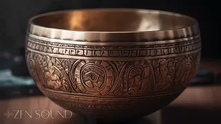 POWERFUL Big Tibetan Singing Bowl For Deep Meditation – Healing Sounds Every 1 Minute