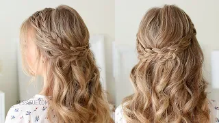 Half Up Double Wrapped Braids | Missy Sue