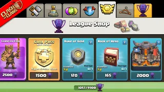 LEGEND LEAGUE SHOP Concept with Scenery, Gold Pass & Skins | Coc New Update - Clash of Clans