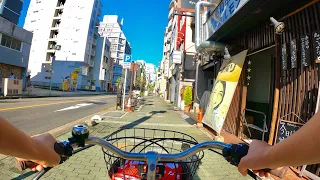 【4K】Japan Cycling Tour 🚴 Morning Bike Ride In Nagoya
