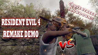 CJ VS Big Smoke!! - Resident Evil 4 Remake Demo