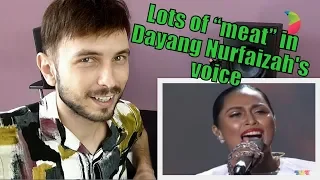 Vocal Coach YAZIK reacts to Dayang Nurfaizah - Di Pintu Syurga #AJL29