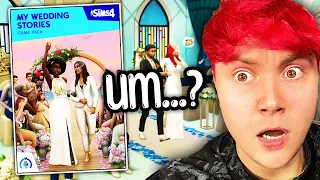 Sims 4 My Wedding Stories Gamepack is.... kind of disappointing (Official Reveal Trailer Reaction)