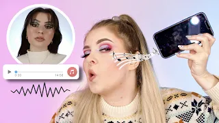 Isabell bestimmt mein Makeup über SPRACHMEMOS 😬🔈 ohje...