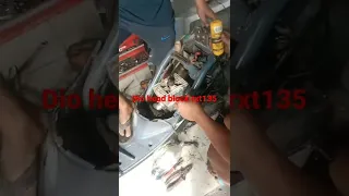 honda dio 50. cylinder head and block rxt135 build by jay tacubansa first time in the ph